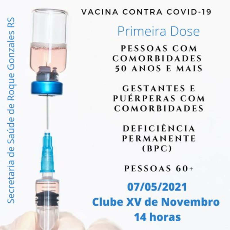 VACINAÇÃO: FAIXA ETÁRIA AMPLIADA